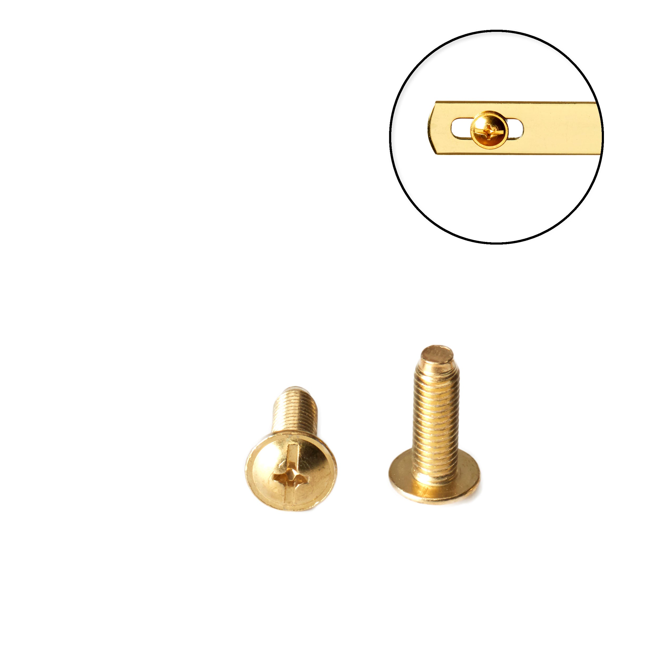 200mm Brass Plated Divan Bed Linking Bars Kit