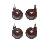 Metal Shepherd Ball Casters / Castors - Brown - Various Fittings