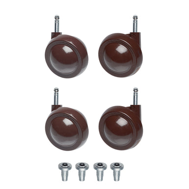 Metal Shepherd Ball Casters / Castors - Brown - Various Fittings