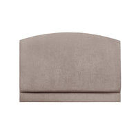 Cavendish 2ft 6 Small Single Upholstered Shaped Headboard with a Large Rounded Top