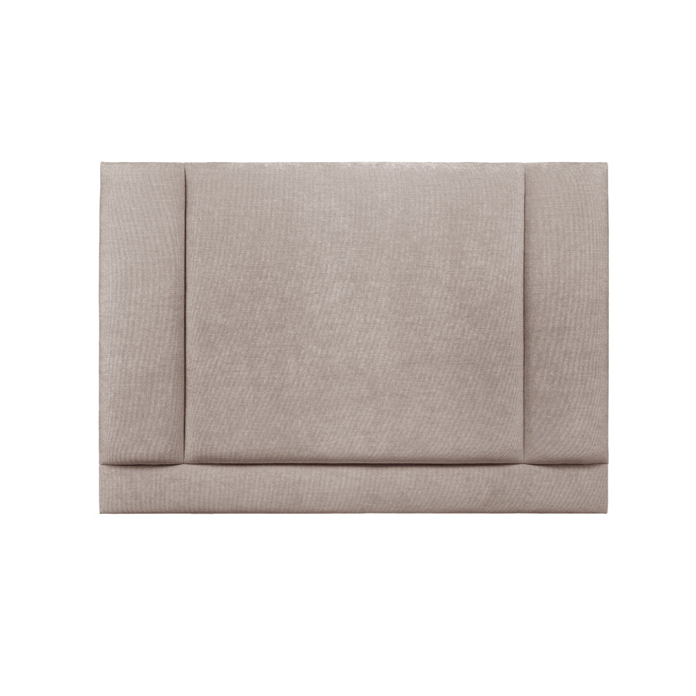 Tarnbrook | Small Double 4ft | Central Panel with Twin Side Accents | Upholstered Headboard