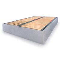 Fleming Space-Saving Upholstered Bed Frame