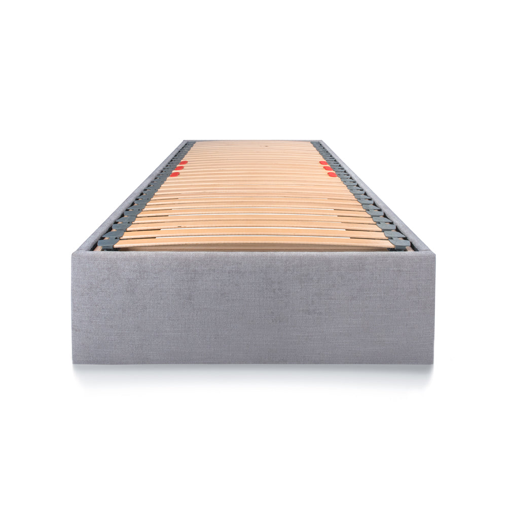 UK Fleming Space-Saving 2ft 6 Small Single Upholstered Bed Frame