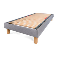 UK Goring 3ft Single Upholstered Bed Frame with Interchangeable Bed Legs