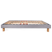 UK Goring 2ft 6 Small Single Upholstered Bed Frame with Interchangeable Bed Legs