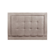 Dufton | Small Double 4ft | Buttoned Squares with Piped Border | Upholstered Headboard