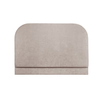 Grosvenor House European Double 140cm Upholstered Headboard with Large Rounded Corners