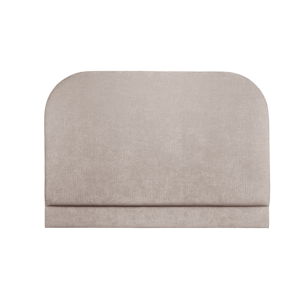 Hawkshead | UK Double 4ft 6 | Rectangular with Deep Tapered Edges | Upholstered Headboard