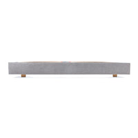 Hempel European King Size 160cm Low Platform Upholstered Bed Frame