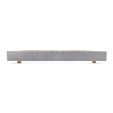 Hempel European King Size 160cm Low Platform Upholstered Bed Frame
