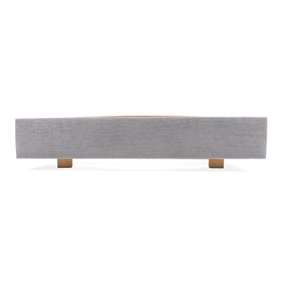 UK Hempel 2ft 6 Small Single Low Platform Upholstered Bed Frame