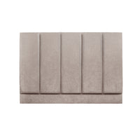 Landmark 6ft Super King Size Upholstered Headboard with 5 Vertical Flutes