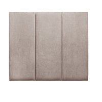 Malmaison Floor Standing Upholstered Headboard with 3 Vertical Flutes (BED NOT INCLUDED)