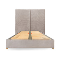 Mandarin Oriental European Double 140cm Floor Standing Upholstered Headboard with 2 Vertical Flutes (BED NOT INCLUDED)