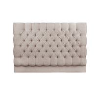 Montague European King Size 160cm Deep Buttoned / Tufted Upholstered Headboard