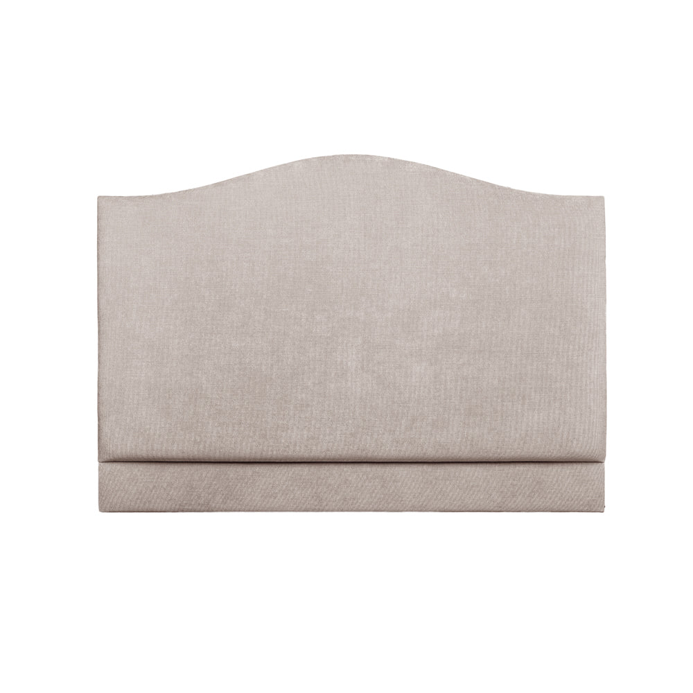 Opulence 4ft Small Double Upholstered Curved Shaped Headboard