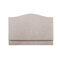 Opulence 2ft 6 Small Single Upholstered Curved Shaped Headboard