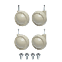 Metal Shepherd Ball Casters / Castors - Pebble - Various Fittings