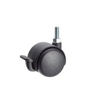 Premium Bed/ Furniture Twin Wheel Castors WITH Brake Designed for Carpet  - Various Fittings