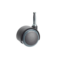 Premium Bed/ Furniture Twin Wheel Castors WITHOUT Brake Designed for Hard Flooring  - Various Fittings