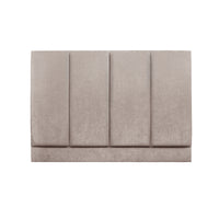 Regent European King Size 160cm Upholstered Headboard with 4 Vertical Flutes