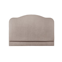 Rosewood 4ft 6 Double Upholstered Headboard Curved Shaped Headboards