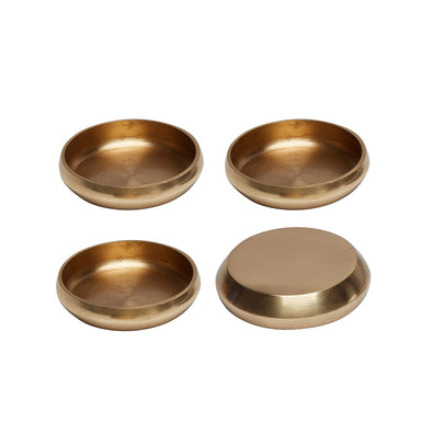 Solid Brass Bed Furniture Coasters