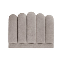 Taj Upholstered Headboard with 5 Vertical Sponge Fingers