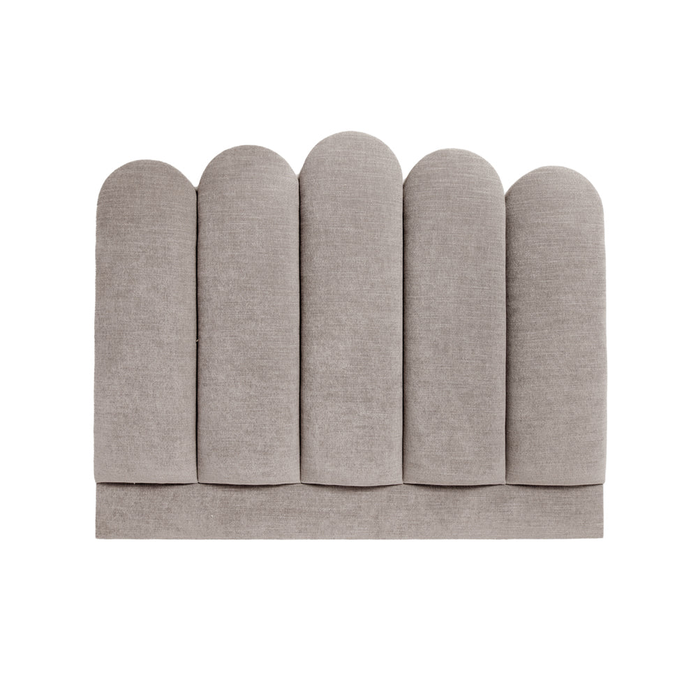 Taj 4ft 6 Double Upholstered Headboard with 5 Vertical Sponge Fingers